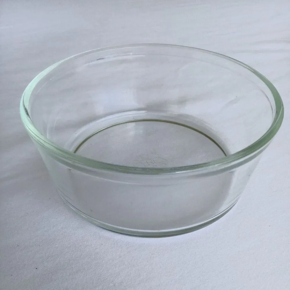 Vintage Pyrex 414-B Clear Glass Bowl/Dish 14 oz